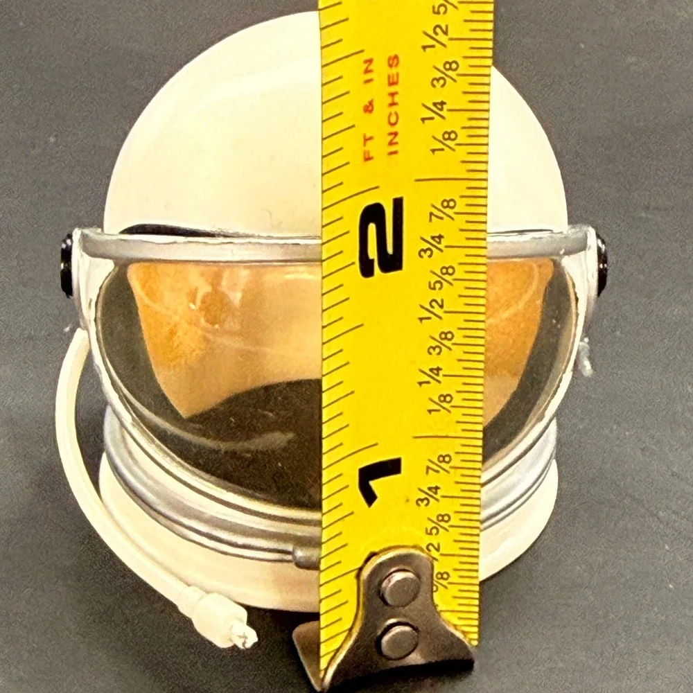Vintage G.I. Joe Astronaut Helmet 12 Inch Action Figure Accessory White Visor